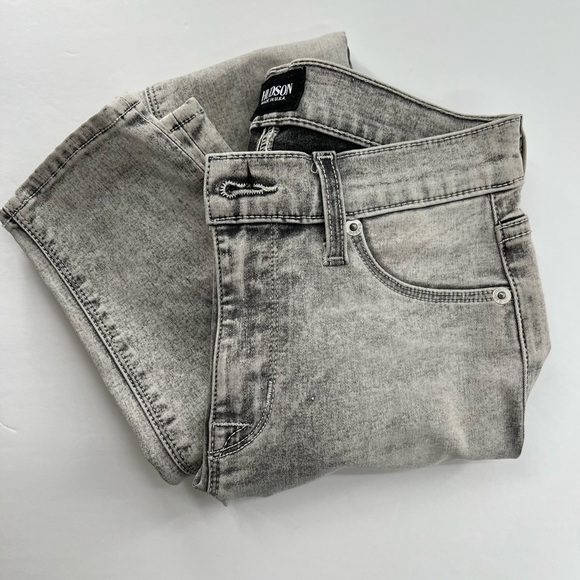 Hudson Nico Grey Mid Rise Super Skinny Ankle Made in the U.S.A. Ladies Size 24 - Picture 4 of 10